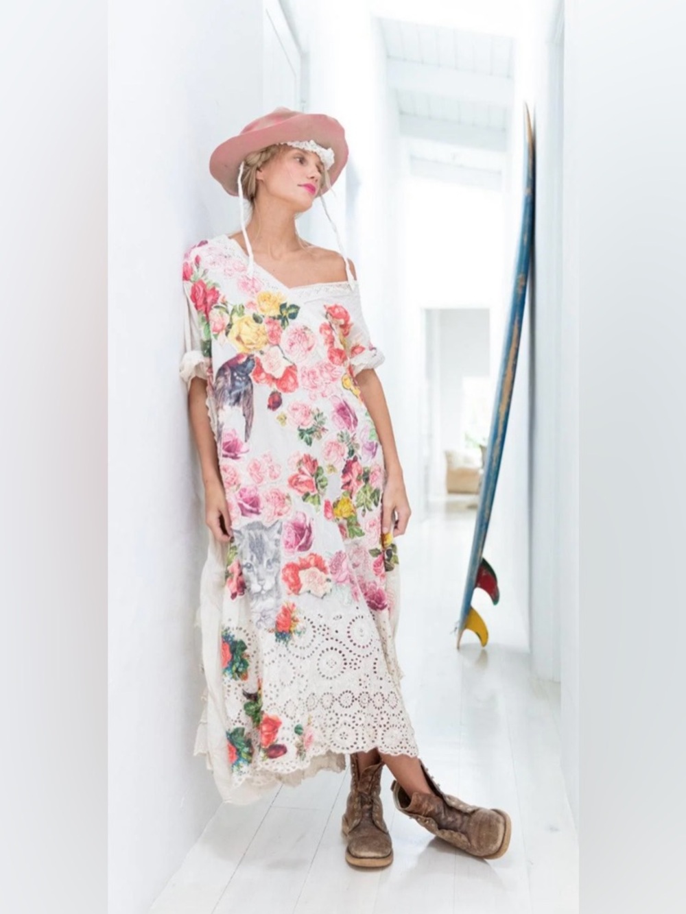 Magnolia Pearl Appliqué Mattie Belle Dress